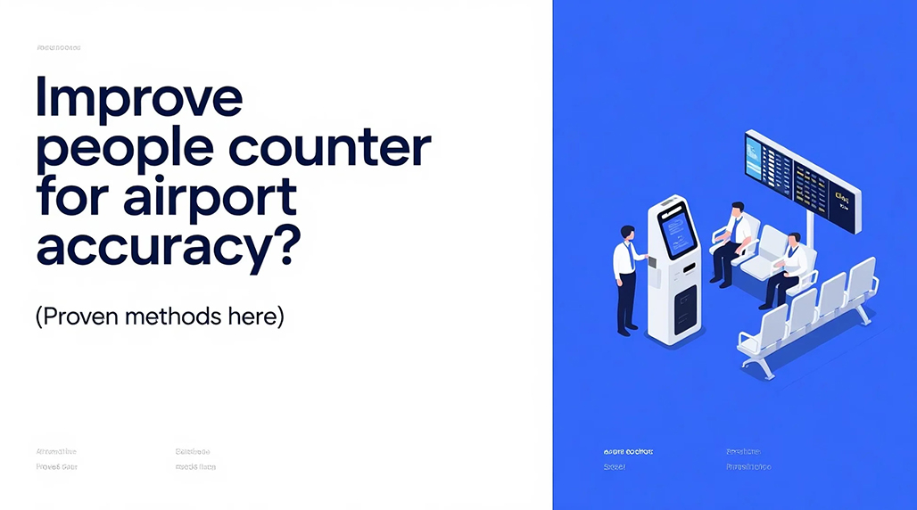 Improve people counter for airport accuracy? (Proven methods here)