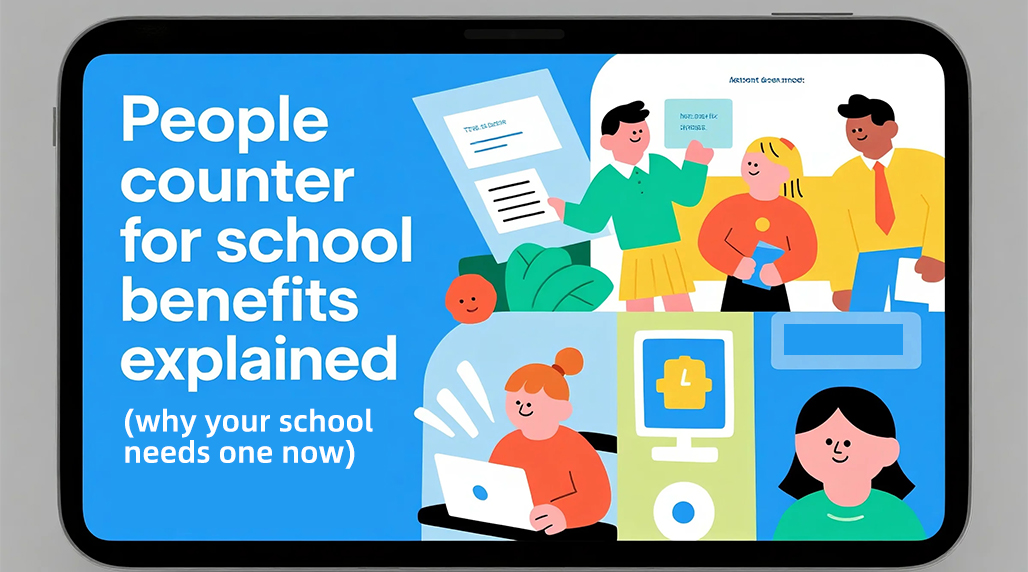 People counter for school benefits explained (why your school needs one now)