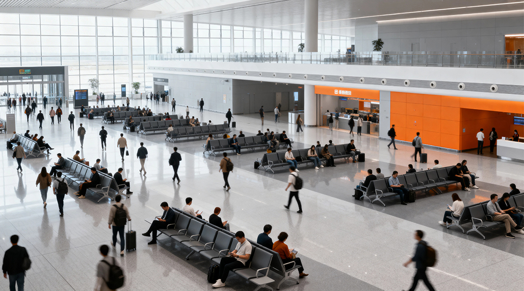 Choosing the right automatic people counter for airport terminal needs.