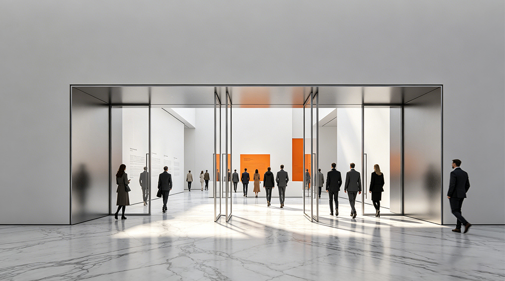 New automatic visitor counter for exhibition hall (Smart way to count people)